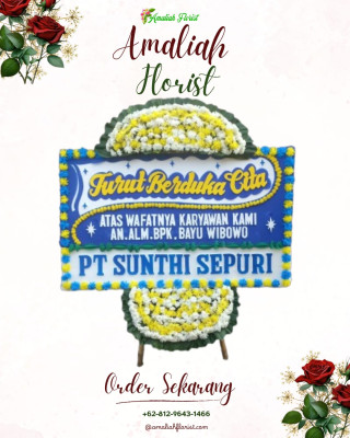 Papan Bunga Duka di Rum