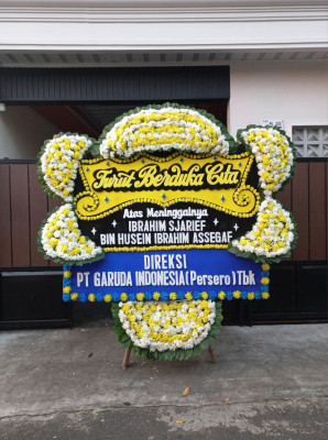 Papan Bunga Duka di Rum