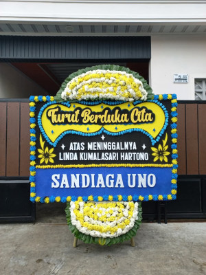 Papan Bunga Duka di Rum